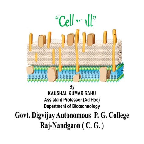 Cell wall By KK Sahu Sir