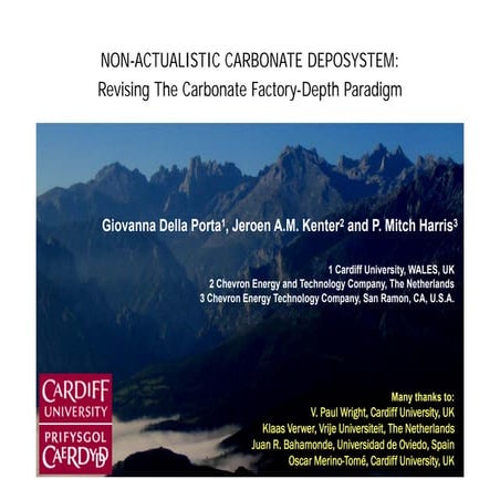 G. Della Porta, J.A.M. Kenter and P.M. Harris (2007) - Non-actualistic carbon...
