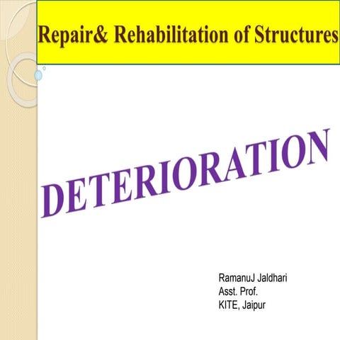 Deterioration of Concrete