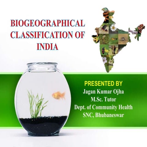 Biogeographical  classification of  India 