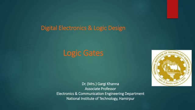 Logic Gates | PPT