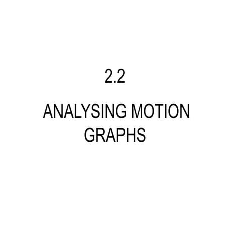 PHYSICS KSSM FORM 4 (2.2 motion graphs)