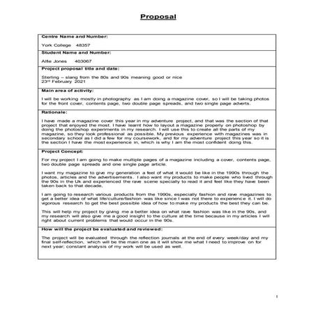 Final major project reflective diary | DOCX