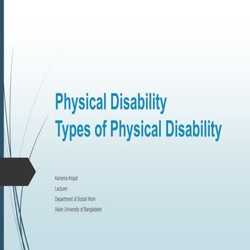 physical disability 