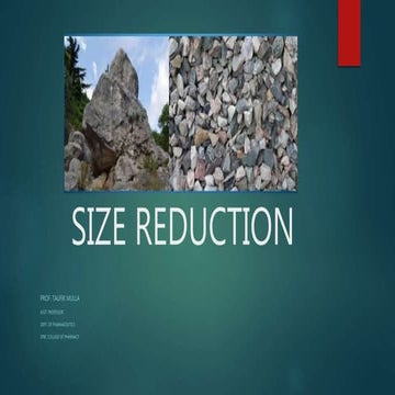 SIZE REDUCTION