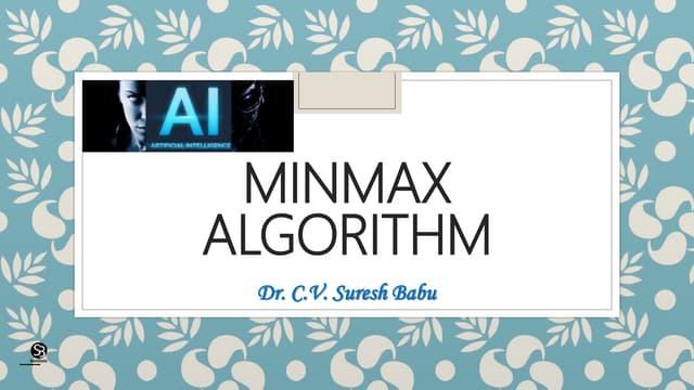 Min-Max algorithm