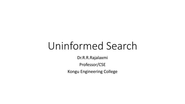 2.uninformed search