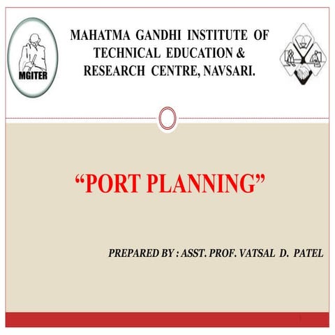 2. PORT PLANNING (PHE) GTU 3170623