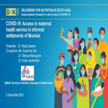 COVID-19: Access to maternal health service in informal settlements of Mumbai