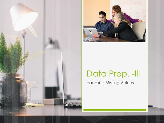Data Preparation- handling missing value
