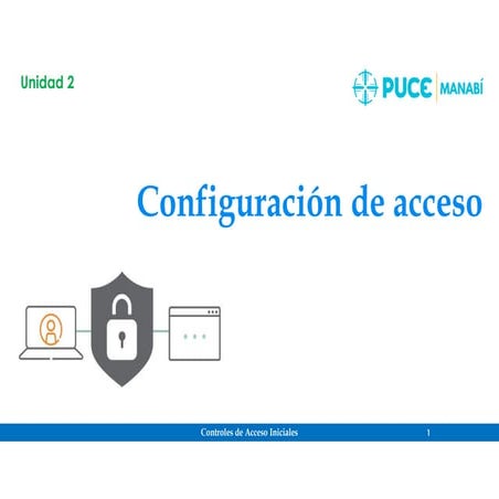 Controles de acceso iniciales