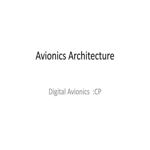 2. avionics architecture  da cp