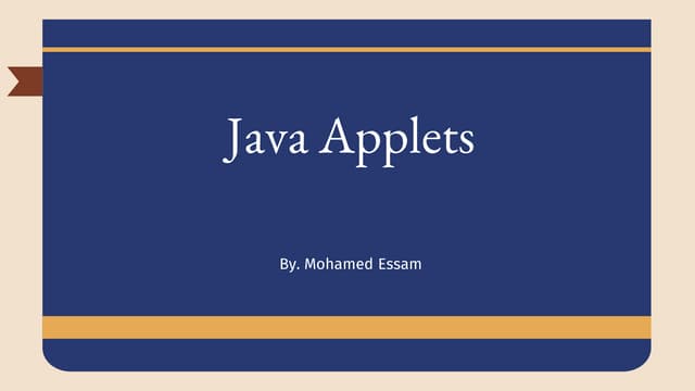 Java Applets