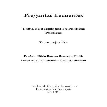 POLÍTICAS PÚBLICAS: Preguntas frecuentes sobre  Toma de decisiones en políticas públicas.pdf