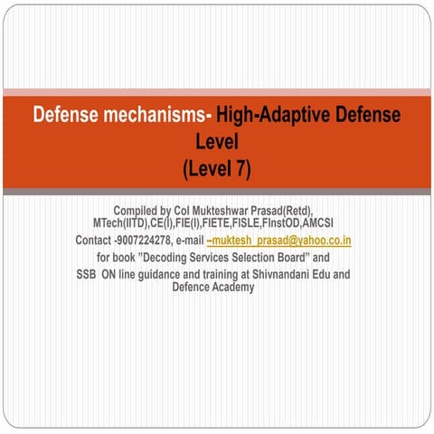 2.Defense mechanisms-High-Adaptive Defense Level.pptx