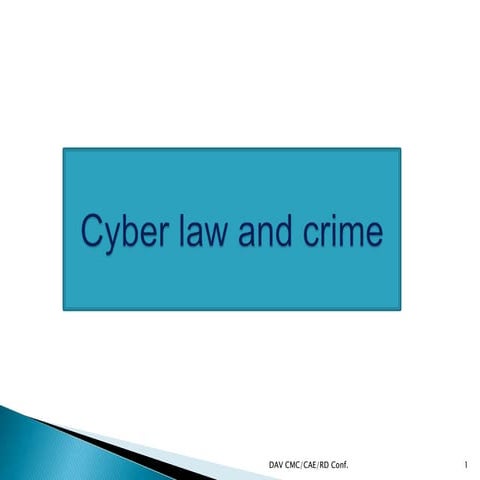 2.Cyber law and Crime.pptx
