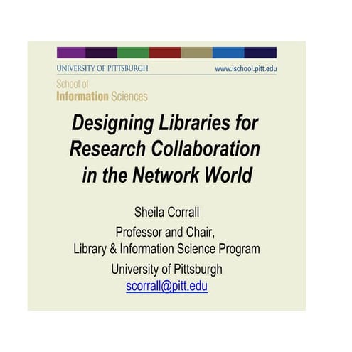 Designing Libraries for Research Collaboration