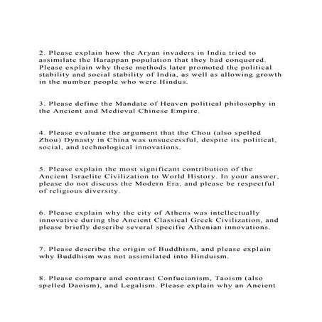 Final Exam Study GuideHIS 101 History of Western Civilization I | DOCX