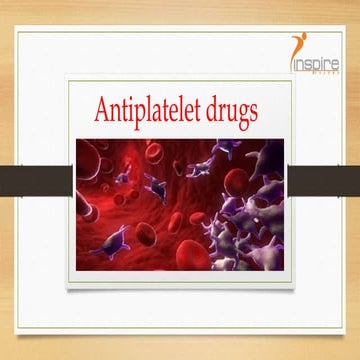 Role of antiplatelets in cardiovascular diseases.pptx