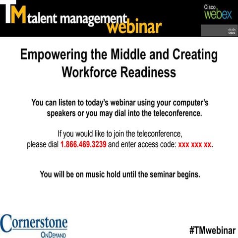 Empowering the Middle and Creating Workforce Readiness 