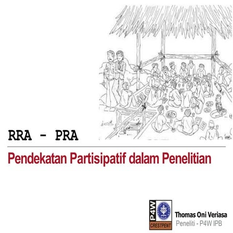 MENGENAL METODE DAN TEHNIK (RRA) & (PRA) SEBAGAI PENDEKATAN ...