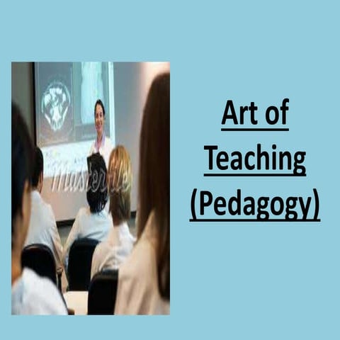 2. art of teaching.ppt