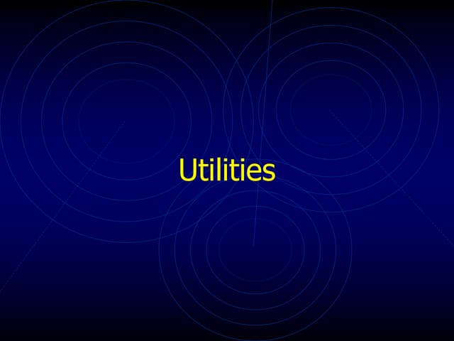 2.Utilities.ppt