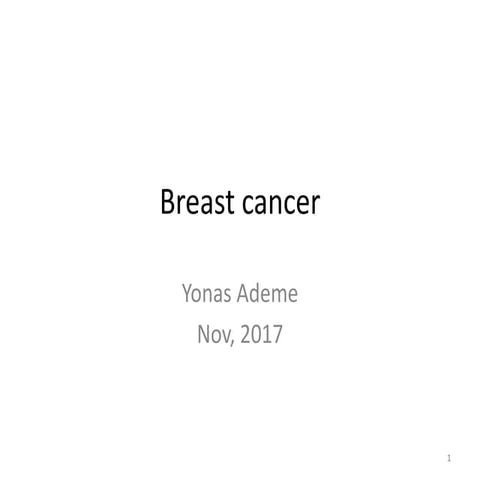 Breast Cancer Awareness Presentation | PPTX