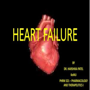 Drugs used in Congestive heart failure | PPTX