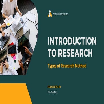 Types of Research Method | PPT