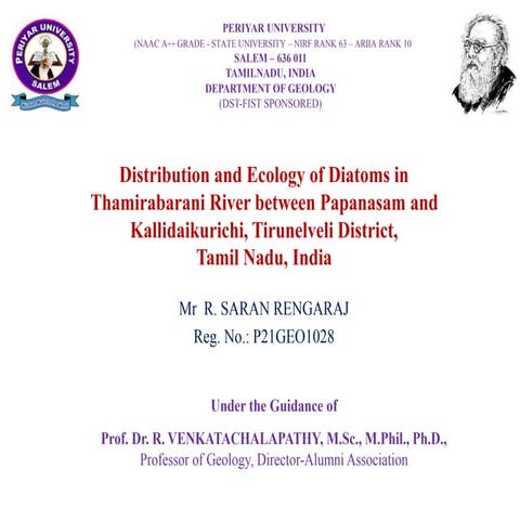 Distribution and Ecology of Diatoms 