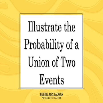 2.1PROBABILITY OF UNION OF TWO EVENTS.pptx