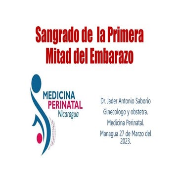2. Sangrado de  la Primera Mitad del Embarazo.pptx