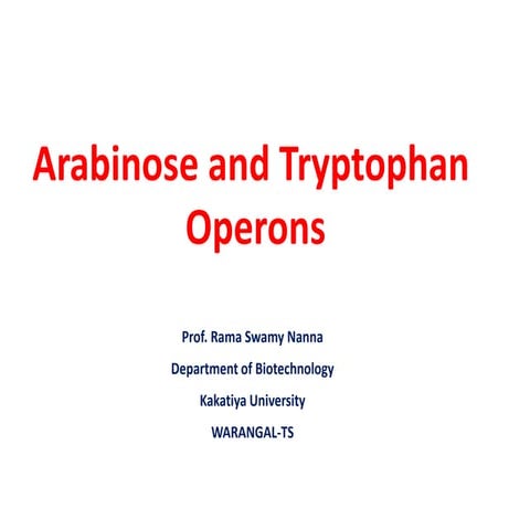 2. Tryptophan operon.ppt
