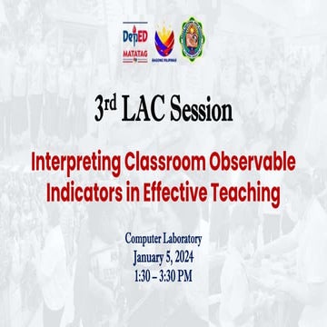 Classroom Observable Indicators 2023-2024.pptx