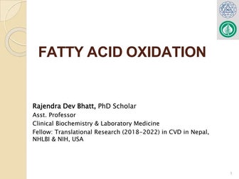 Fatty acid oxidation for MBBS, Lab. Med. BDS.pptx