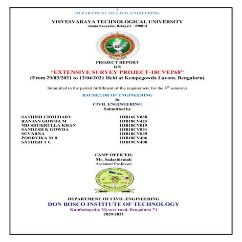 Extensive survey project vtu pdfproject1