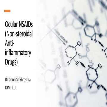 Ocular NSAIDs (Non-steroidal Anti-inflammatory Drugs)