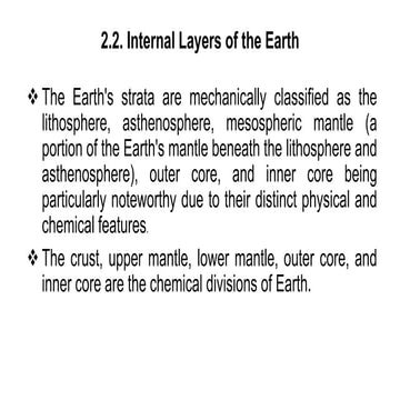 2.2. internal layers.pptx, like crust, mantle and core