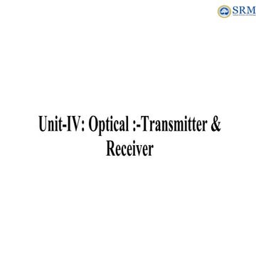 2. Transmitter and Reciver microwave optical communication