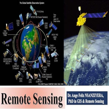Introduction to Remote Sensing- Remote sensing” is the science (and to some e...