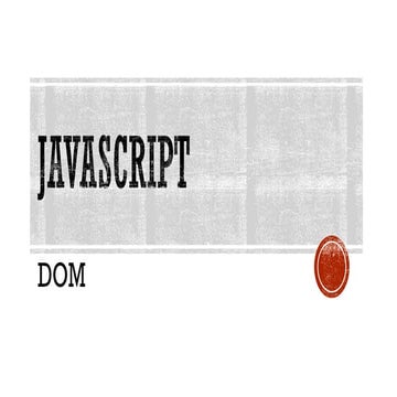 Javascript DOOM Conceptos manipulación del html