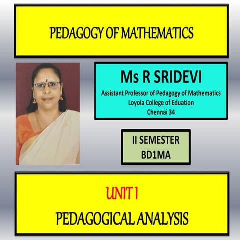 2. SEMESTER II PEDAGOGY OF MATHEMATICS Unit I Flanders.pptx