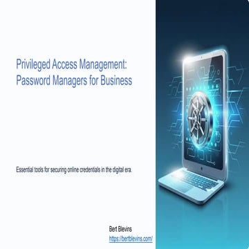 Essential Password Management for Business Security