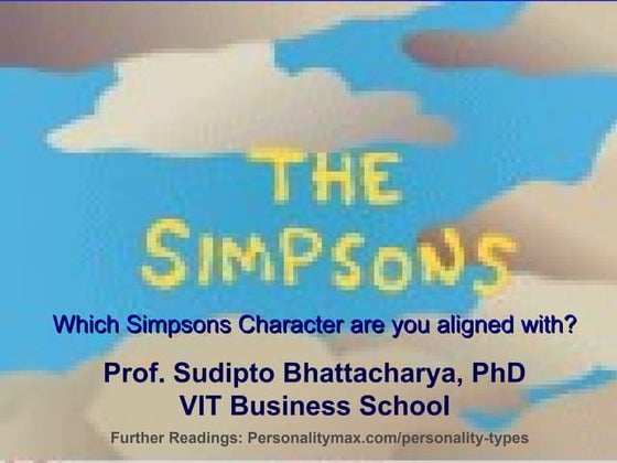 Ppt Simpsons Mbti Powerpoint Presentation Free Download MBTI At The