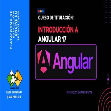 Webinar: Introducción a Angular | PDF