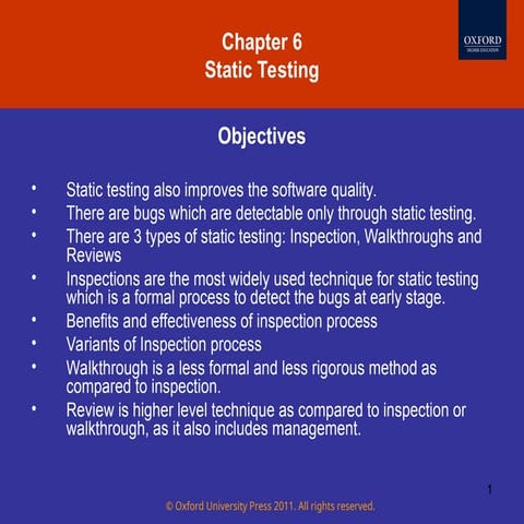Chapter 3 - Static Testing (Review) V4.0 | PDF