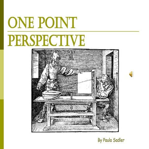 One Point Perspective Presentation Perspective
