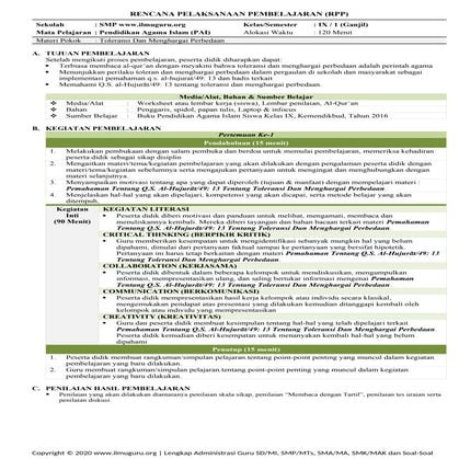 MODUL AJAR PAI DAN BUDI PEKERTI KELAS 5 BAB 3 KURIKULUM MERDEKA.docx