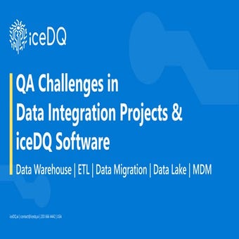 QA Challenges in Data Integration - iceDQ